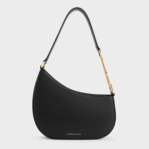 Charles and Keith Black Shoulder Bag